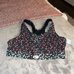 Nike floral sports bra